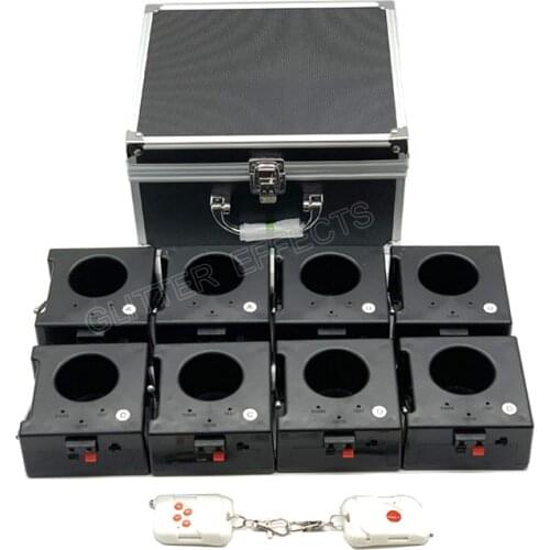 8 Channel Cold Fountain Base with Antenna Remote Control Wedding Stage Cold Fireworks Pyrotechnics System fireworks