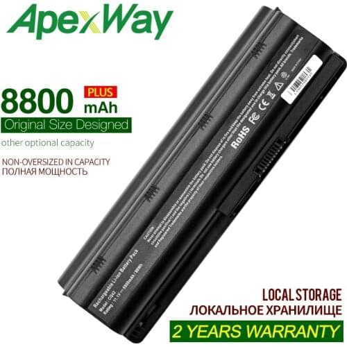 ApexWay 8800mAh laptp battery for Compaq HSTNN-CB0W F02C I81C IB0N OB0X Q48C Q51C Q62C UB0WIB0X OB MU09 CBOW I78C I83C