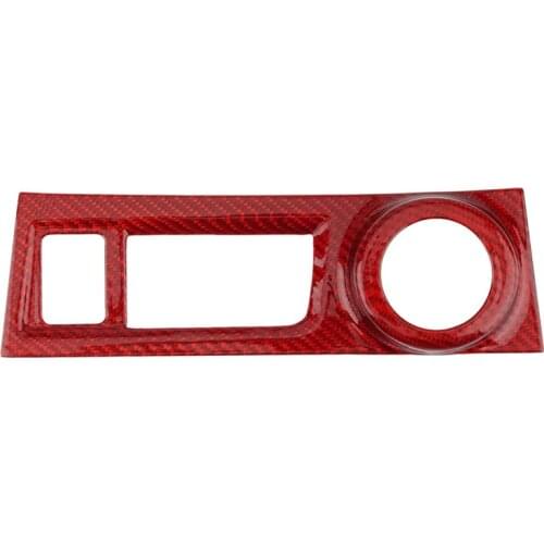 Carbon Fiber Car Central Ignition Device Start Button Frame Sticker For Subaru BRZ Toyota 86 2013-2020