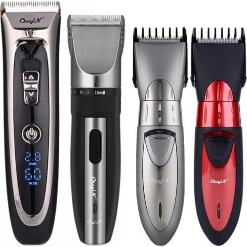 Barbershop Cordless Electric Hair Clipper Barber Professional Length Adjustable Men Hair Trimmer Home Waterproof Haircut Razor