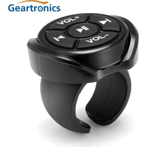 Wireless Bluetooth Media Button Remote Controller Car Motorcycle Bike Steering Wheel MP3 Music Play For IOS Android Phone Tablet