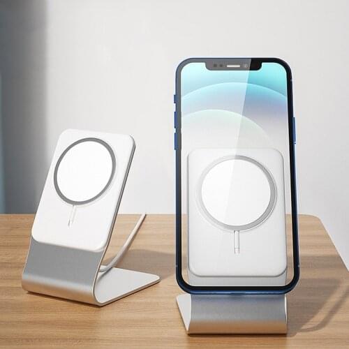15W Mganetic Wireless Charger Phone Holder For iPhone 12 Pro Max 12 Mini 360 Magnet Wireless Charger Hanging Stand Only Holder
