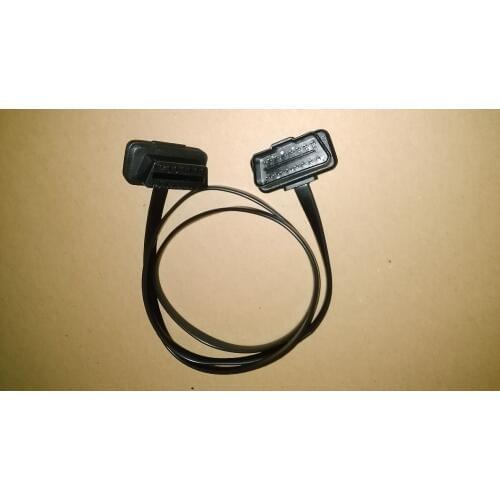 FINETRIP 1.5m OBD2 ELM327 Cable Flat Thin As Noodle obd-ii 16Pin Male to Female Diagnostic Tool Extension Connector