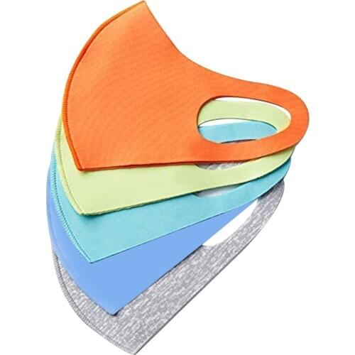 5PC Children 3D Face Mask Carbon Fiber Outdoor Anti-Haze Face Lightweight Face-Shield Mouth Masks For Boys Girls facemasks