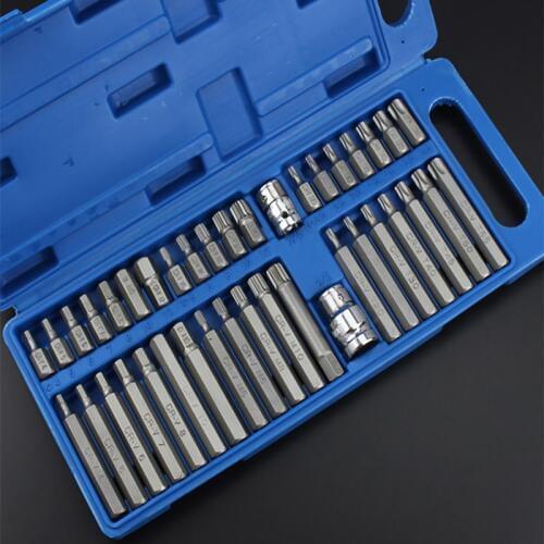 Retail 40pcs/Set Torx Inner Hexagonal Star Batch Wrenches Set Multifunctional tools sets combination car Household Hand Tool