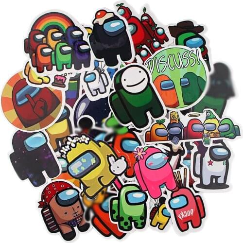 Ransitute R1255 35pcs/set Hot Game Scrapbooking Stickers Decal For Guitar Laptop Luggage Car Fridge Graffiti Sticker