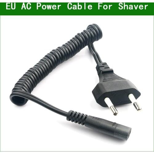 New EU Plug Charger Power Cord Adaptor For Philips Norelco shaver HQ282 HQ38 HQ380 HQ382 HQ384 HQ386 HQ3860 HQ3605 HQ481 HQ482