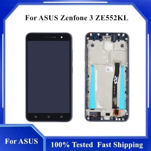 New LCD For Asus Zenfone 3 ZE552KL D012DE LCD Display Touch Screen Digitizer Replacement ZE552KL Z012D LCD Display Assembly