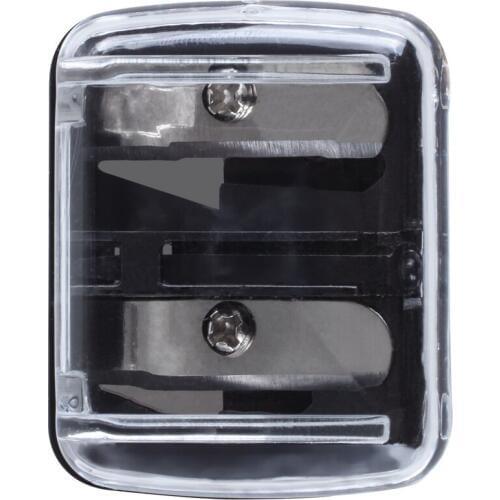 Precision Cosmetic Pencil Sharpener for Eyebrow Eyeliner 2 Holes