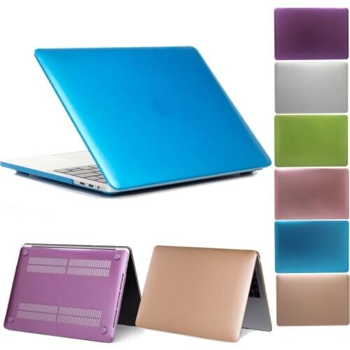 Luxury Noble Metal Hard Case Shell For Macbook Pro 13 15 Touch Bar Air 13" Air 11" Macatte Hard Laptop Cover Case 13.3 Bag Shell