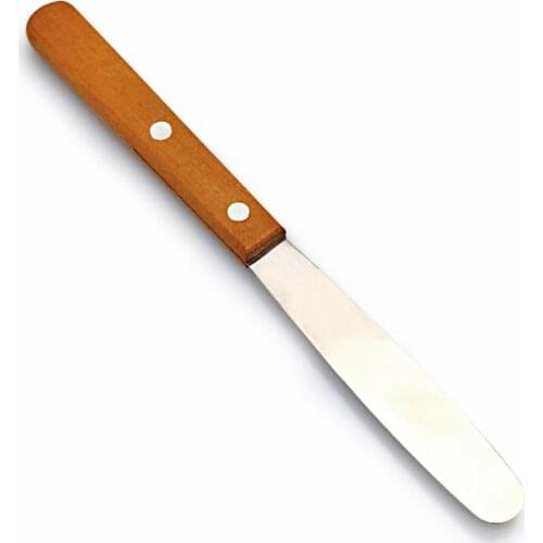 Dental Wooden Handle knife Mixing spatula Gypsum Metal Plaster Dental Mixing Knives and Plaster Spatulas for Dental Lab