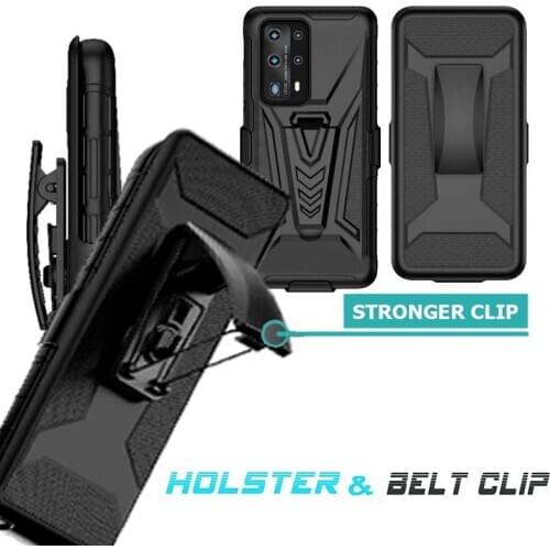Heavy Duty Rugged Belt Clip Holster Armor Case Cover for Samsung A01 A11 A31 A21S A81 S20 FE Note 20 Pro Military Defender Coque