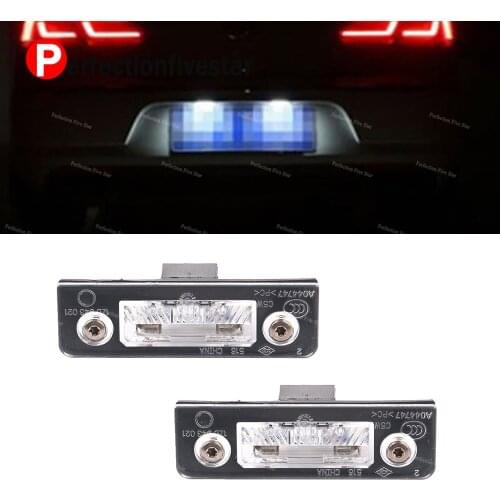 Rear Number Plate License Light For Skoda Octavia 2007 2008 2009 2010 2011 2012 2013 2014 2015 1ZD943021