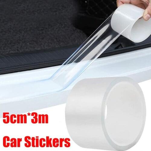 Universal Car Door Sill Transparent Sticker Auto Door Edge Guards Sill Protector