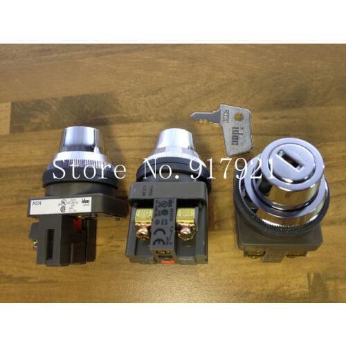 [ZOB] Japan IDEC and ASN key switches with three bit key knob switch 30MM NC original --5pcs/lot