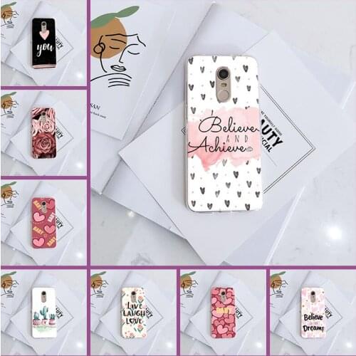 Back Cover For Heart Flower Love Rose Fashion Pretty Phone Case Silicone For Xiaomi Redmi Note 4 4X 5 5A 6 Pro Prime