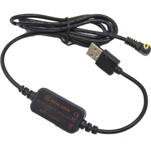 Power bank charger 5V-4.3V step-down usb cable CA-PS400 CA-PS500 CA-PS600 ACK600 ACK500 for Canon DR-70 DR-60 DR-40 DR-30 DR-10