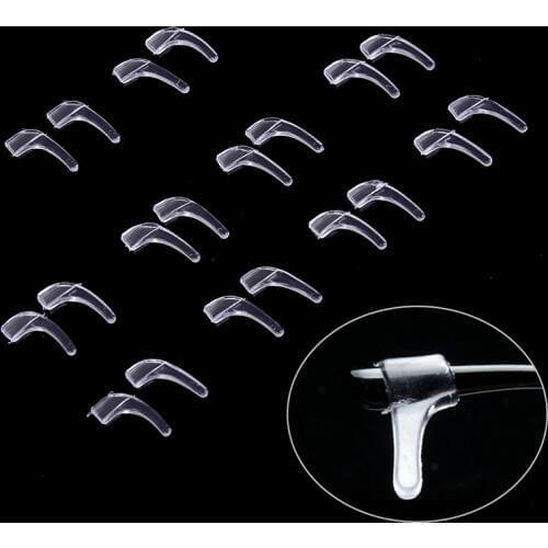 10pairs/set Silicone Ear Grip Hooks Anti Slip Holder For Eyeglasses Glasses Ear Hooks Tip Eyeglasses Grip Eyewear Accessories