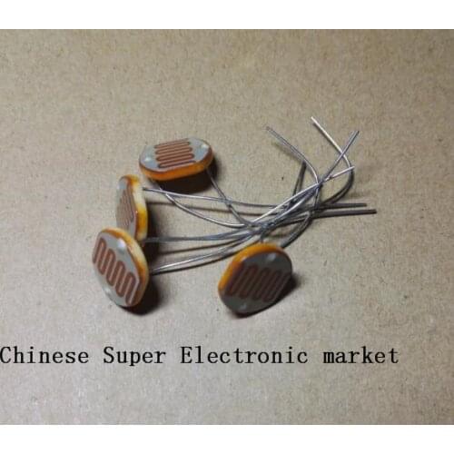 10PCS 12528 light dependent resistor photoresistor resistor 12mm photosensitive resistance