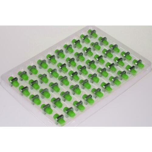 50PCS/bag FC APC Simplex mode Fiber optic Adapter Square FC Optical fiber coupler FC Fiber flange FC APC connector factory