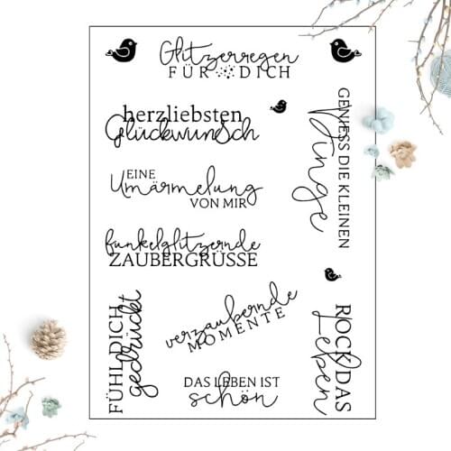 Alphabet DIY Silicone Clear Stamp Cling Seal Scrapbook Embossing Album Decor New