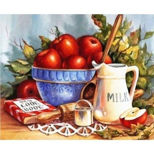 Diamond Embroidery Food Diamond Painting 5D New Arrivals Needlework Diamond Painting Full Drill Round