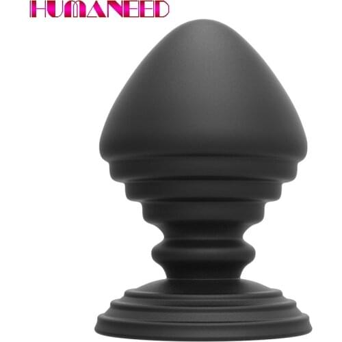9*6cm Plus Thick Butt Plug Large Beads Anal Prostate Female Massage Anus Expansion Dilator Stimulator Sex Toys For Women Gay