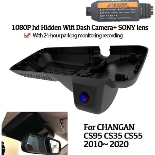 Car Hidden HD 1080P Wifi Recorder Dash Cam Camera For CHANGAN CS95 CS35 CS55 2010~ 2020 Novatek 96658 High quality Night Vision