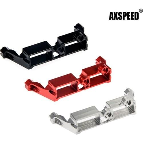 AXSPEED 1PCS RED Differential lock bracket Servo Mount T-lock/wire clips Upgrade Parts For TRX-4 RC Car