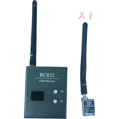 32ch 5.8G drone transmitter receiver 200mW 5.8G transceiver for cctv model air plane camera receiver FPV transmitter receiver