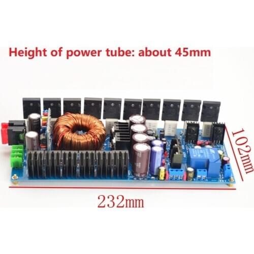 DC12V Power Supply 500W Monophonic Power Amplifier Battery High-power HiFi Enthusiast Car Finished Board