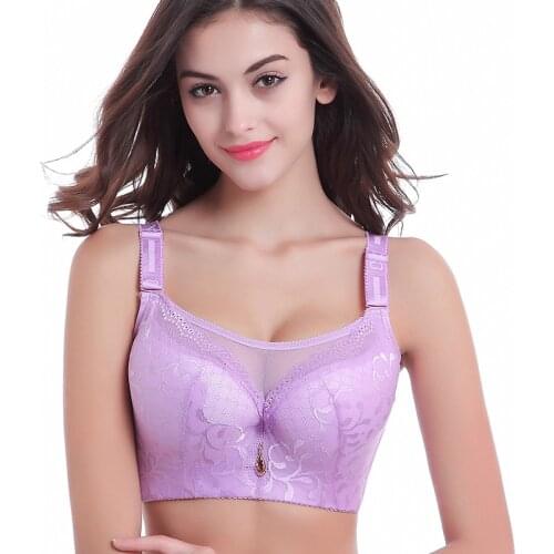Full Cup Big Push Up Bra 48E F Bralette Sexy Plus Size Brassiere Bh Hot Large Size Bras For Women Anti Emptied Adjusted Full Bra