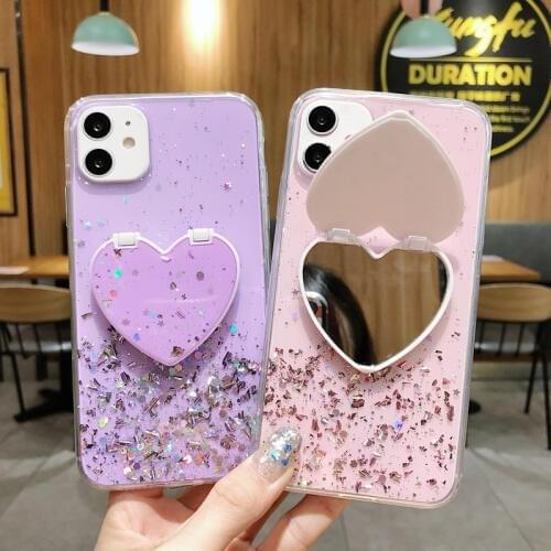 Case For Vivo X50 X27 X20 X23 X9 X21i X7 X30 X9s X9 Symphony Edition Pro Plus Fashion Glitter Bling Back Cover Mobile Phone Bag