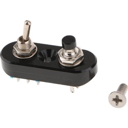 Black Motorcycle Handlebar Horn Turn Signal Light Control Switch Assembly