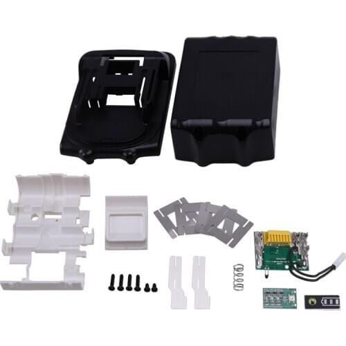 For Makita 18V BL1850 BL1830 Battery Case Kit with PCB Circuit Board LED Indicator Power Tools Battery Case(No Cell)
