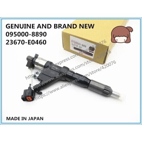 6 PIECES GENUINE AND BRAND NEW DIESEL COMMON RAIL FUEL INJECTOR 095000-8890 FOR HINO E13C 23670-E0460, 23670 E0460, 23670E0460