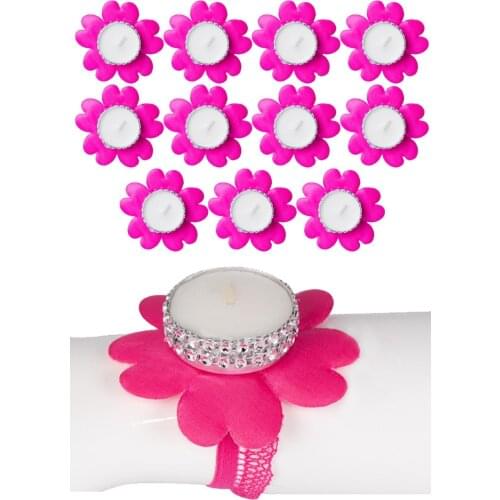 Henna AtölyesiKına Night Hand painted Candles Satin 12 Pcs хна для мехенди henna bride veil welon