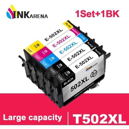 INKARENA Printer ink cartridge T502 XL T502XL Compatible for EPSON Expression Premium XP5100 XP5105 / Wrokforce wf-2865 wf-2860
