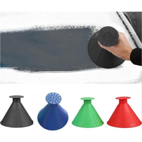 Round Car Magic Snow Remover car windshield snow remover fueling funnel window ice scraping defrosting snow shovel tool