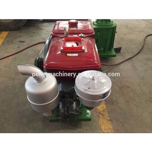 18HP diesel wood biomass pellet machine price with CE approved