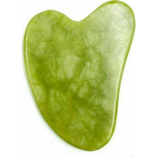 Natural Jade Face Massager Gua sha Scraper Board Facial Guasha Meridian Muscle Relaxation Skin Lifting Face Thin Gouache Scraper