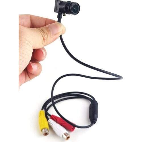 3.6mm Lens Small Mini Analog Camera 700TVL HD Color Mini Security CCTV Camera RCA BNC TV Camera BY SMTKEY