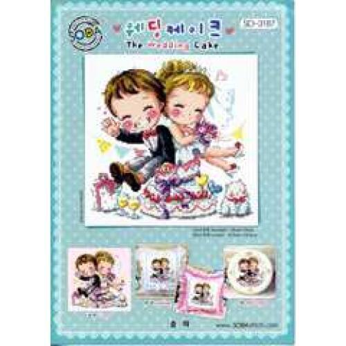 G Rabbit and fox with love cross stitch kit canvas stitching embroidery SODA 3187