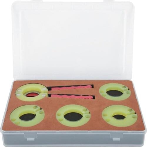 Watch Press Set Watch Back Case Closer Watchmaker Watch Repair Tool Kit with 8pcs Fitting Dies