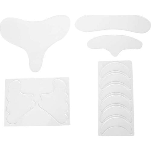 Facial Wrinkle Patches Silicone Reusable Anti Wrinkle Eye Forehead Neck Chest Pads Sticker Skin Care