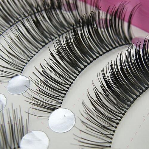 10 Pairs Natural Long Thick False Eyelashes Beauty Makeup Eye Lashes Extension False Eyelashes extensions handmade of fake mink