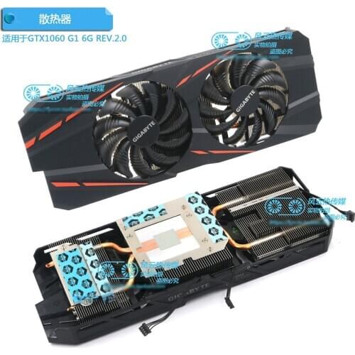 New Original for GIGABYTE GTX1060 G1 GAMING 6GD REV.2.0 Graphics Video Card Cooler