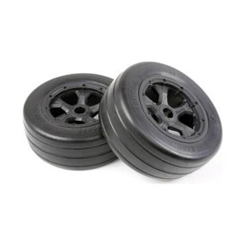 ROVAN ROFUN LOSI 5VIE-T LT bald tire assembly (General BAHA 4WD/SLT)