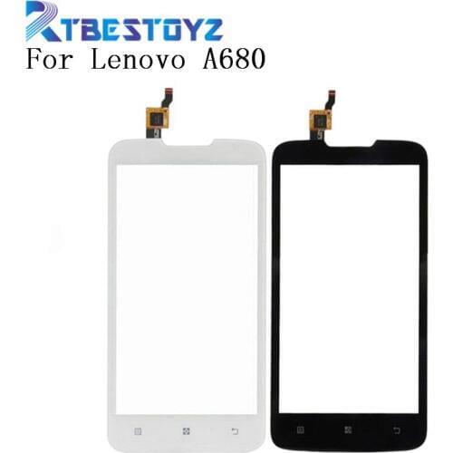 RTBESTOYZ 5 Inch Touch Screen Touch Panel Glass Digitizer Front Outer Glass For Lenovo A680 A 680 Phone Repair Lens