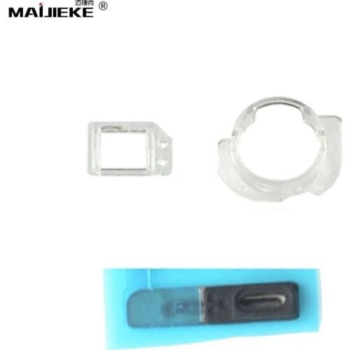 Ear Speaker Mesh Anti-Dust Grill For iPhone X 8 7 6s 6 plus 5 5s Proximity Light Sensor Front Camera Lens Bracket Holder Clip